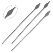 Lances head pins 51x0,7 mm gunmetal tone x10
