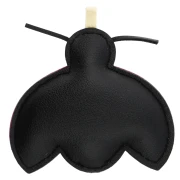 Ladybug pendant 6.5x7.5 cm for bag jewelry - PU - Red - Black x1