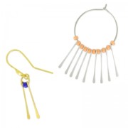 Pendentifs Paddle Pin 20mm gold tone x10