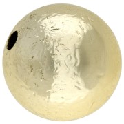 20 mm crinkle-effect round bead in CCB metallic acrylic - Gold x1|raw }}
