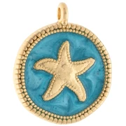 Epoxy enamel pendants