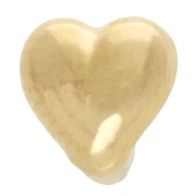 Heart plunger 5.5 mm for 3 mm lace - Gold-plated x1