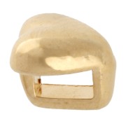 Heart plunger 5.5 mm for 3 mm lace - Gold-plated x1