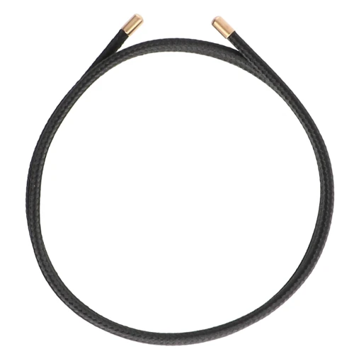 Magnetic cord for bracelet and necklace - 316 Gold stainless steel - Black x1