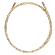 Magnetic cord for bracelet and necklace - Stainless steel 316 Gold - Gold x1