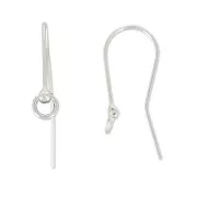 Earhook for 20mm and  jumping 4.7 mm925 silver x2
