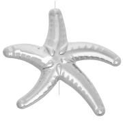 Starfish pearl 37x43 mm in CCB acrylic - Silver x1