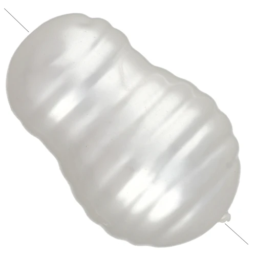Irregular baroque bead, 15x10 mm, freshwater pearl imitation - Pearly white x1