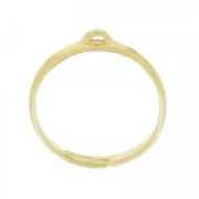 Adjustable Ring 1 anneau size 53 doré satiné