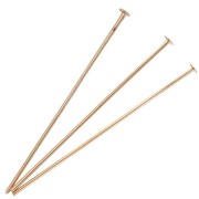 Flat head nails 32x0.6 mm - Gold-plated 3 microns x6|raw }}