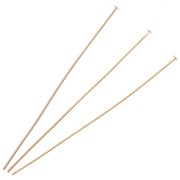 Flat head nails 51x0.6 mm - Gold-plated 3 microns x6