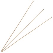 Flat head nails 63x0.6 mm - Gold-plated 3 microns x6