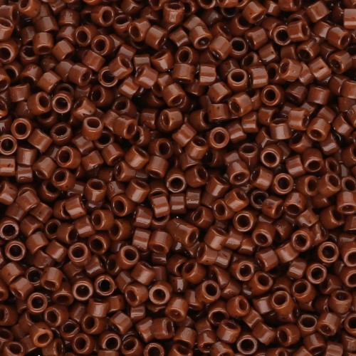 Miyuki Delica Duracoat 11/0 DB2142 - Opaque Cognac, 100g package