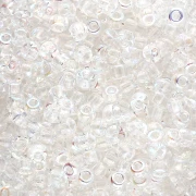 Miyuki 8/0 Seed beads 55009 - Crystal AB, 8 g