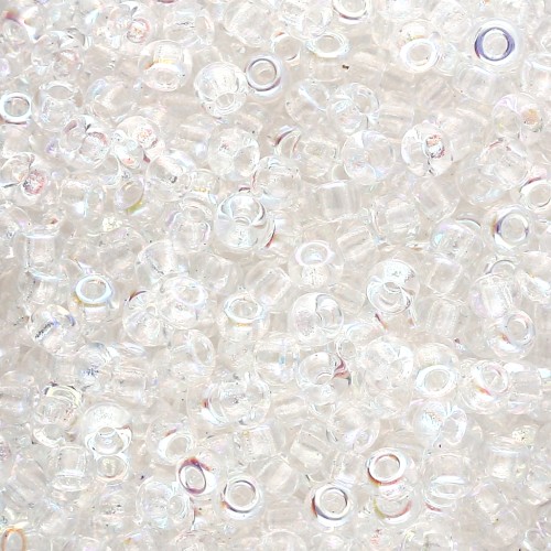 Miyuki 8/0 Seed beads 55009 - Crystal AB, 8 g