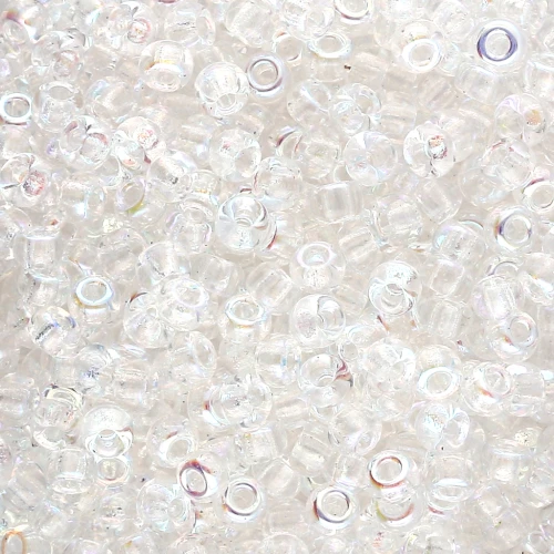 Miyuki 8/0 Seed beads 55009 - Crystal AB, 8 g