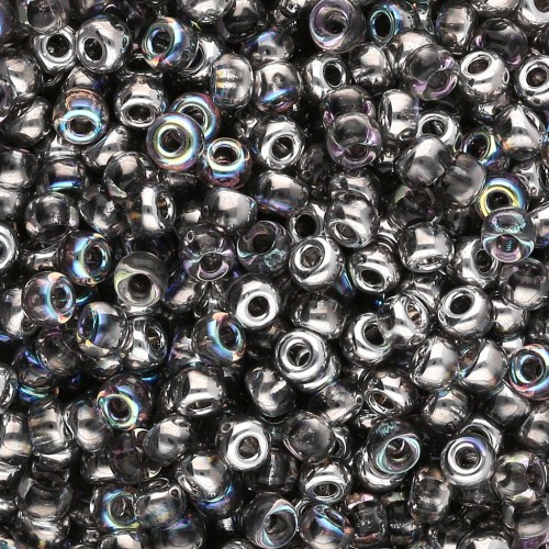 Miyuki 8/0 Seed Beads 55017 - Crystal Silver Rainbow x8g