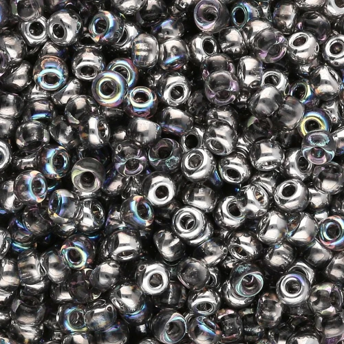 Miyuki 8/0 Seed Beads 55017 - Crystal Silver Rainbow x8g