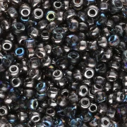 Miyuki 8/0 Seed Beads 55024 - Crystal Graphite Rainbow x8g