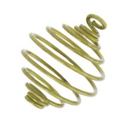 Bead cage pendant 18mm bronze x 1|raw }}