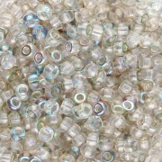 Miyuki 8/0 Seed Beads 55026 - Crystal Green Rainbow x8g