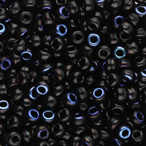 Miyuki 8/0 Seed Beads 55031 - Black Azuro x8g