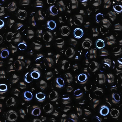 Miyuki 8/0 Seed Beads 55031 - Black Azuro x8g