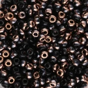 Miyuki 8/0 Seed Beads 55034 - Black Capri Gold x8g