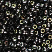 Miyuki 8/0 Seed Beads 55038 - Black Vitrail x8g|raw }}