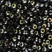 Miyuki 8/0 Seed Beads 55038 - Black Vitrail x8g