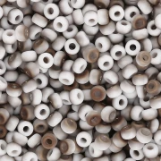 Miyuki 8/0 Seed Beads 55064 - Opaque White Valentinite Matte x8g