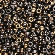 Miyuki 8/0 Seed Beads 55071 - Black California Graphite x8g