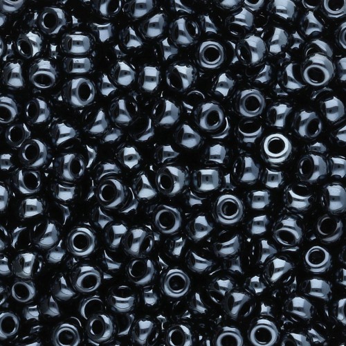 Miyuki 8/0 Seed Beads 55093 - Black Celsian Full x8g