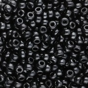 Miyuki 8/0 Seed Beads 55096 - Black Vacuum Hematite Full x8g