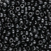 Miyuki 8/0 Seed Beads 55096 - Black Vacuum Hematite Full x8g