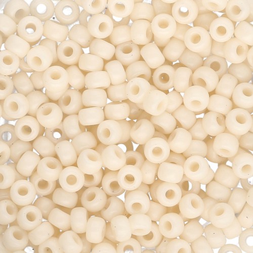 Miyuki 8/0 Seed Beads 491 - Ivory Pearl Ceylon Luster x8g