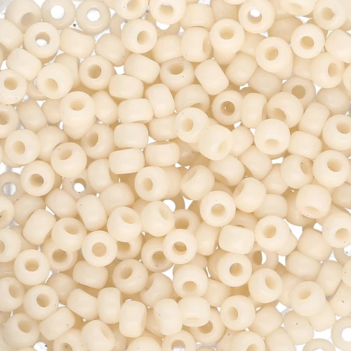 Miyuki 8/0 Seed Beads 491 - Ivory Pearl Ceylon Luster x8g