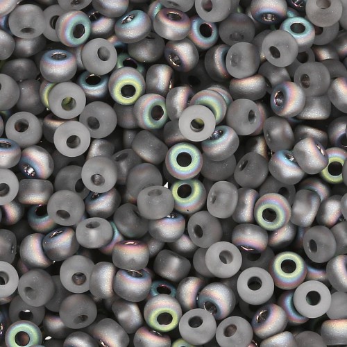 Miyuki 8/0 Seed beads 4557 - Crystal Vitrail Matte x8g