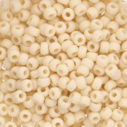 Miyuki 8/0 Seed beads 492F - Opaque Dark Cream Matte x8g