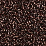Miyuki 15/0 5 Seed Beads - Dark Topaz Silver Lined x8g
