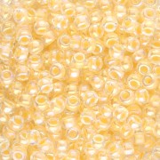 Miyuki 8/0 Seed beads 273 - Light Yellow Lined Crystal AB, 8g|raw }}