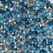 Multi Blue - Miyuki Delica 11/0 Mix - Ice Ice Baby x8g Miyuki Delica 11/0 Mix - Ice Ice Baby x8g