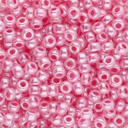 Miyuki 8/0 Seed beads 535 - Carnation Pink Ceylon x8g|raw }}