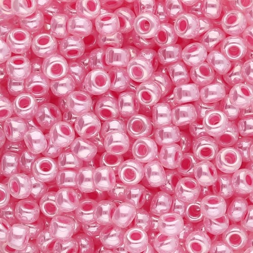 Miyuki 8/0 Seed beads 535 - Carnation Pink Ceylon x8g