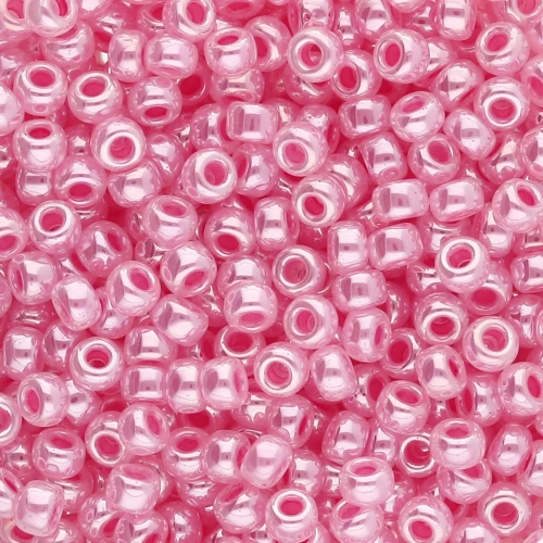 Miyuki 8/0 Seed beads 535 - Carnation Pink Ceylon x8g