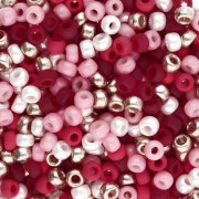 White - Miyuki 8/0 Seed Beads Mix - Love Sprinkles x8g Miyuki 8/0 Seed Beads Mix - Love Sprinkles x8g