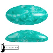 Athos 3D 3 holes® by Puca® 20x10 mm - Mishmash Emerald x1