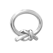 Knot Spacer 12x11 mm Sterling Silver   x1|raw }}