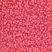 Miyuki 15/0 Seed Beads 204 - Coral Lined Crystal x8g|raw }}