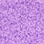 Miyuki 15/0 Seed beads 222 - Orchid Lined Crystal x8g